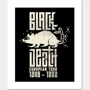 the Black Death European Tour Posters and Art